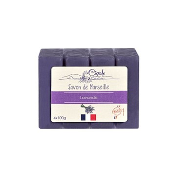 法國La-Cigale馬賽皂-薰衣草馬賽皂