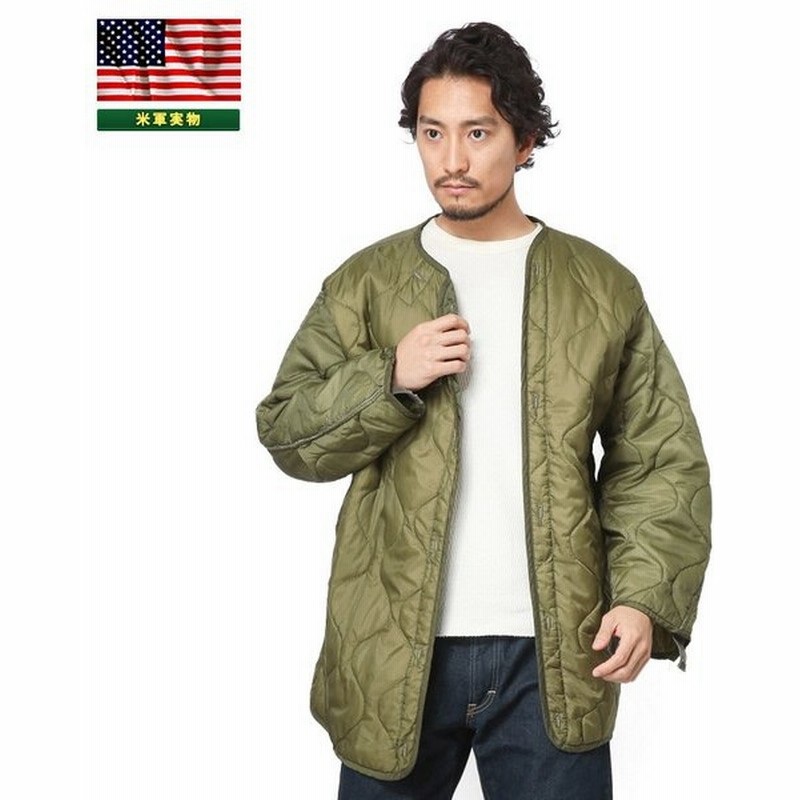 実物 米軍 M 65モッズコート用ライナー Used メンズ レディース ミリタリージャケット ライナージャケット キルティングジャケット アウター クーポン対象外 通販 Lineポイント最大0 5 Get Lineショッピング