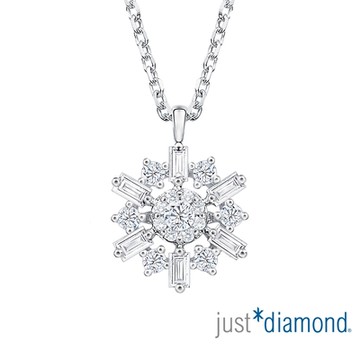 【Just Diamond】Shining Star系列 28分 18K金閃耀鑽鍊