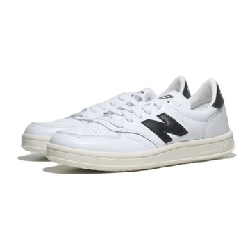NEW BALANCE 休閒鞋 NB 500 白黑 皮革 情侶 男女 CT500CLA