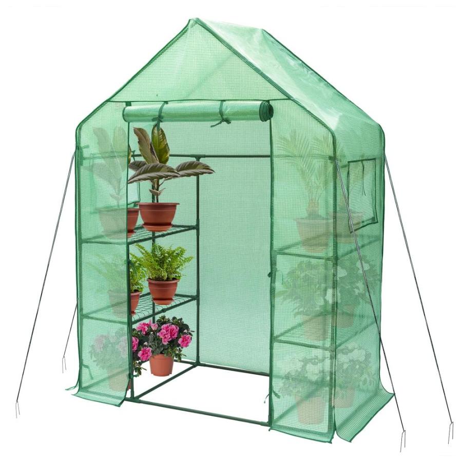 LAUREL CANYON Walk in Greenhouse with Sturdy Shelves for Indoors  Outdoo