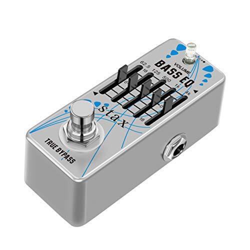 Stax Bass EQ Pedal Band Equalizer Pedals For Bass Guitar With Band Graphic Mini Size True Bypass