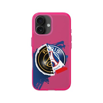 iPhone 16 Clear 粉漾桃 - PSG - PSG Logos collage