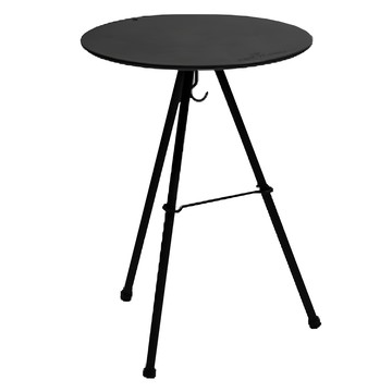 日月鉄工所 藍月【圓桌低款】黑色 露營輕便圓桌  1入  寬度:55cm