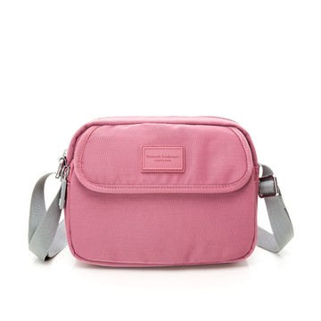 【金安德森】輕甜旅程 翻蓋造型斜側包-桃紅色