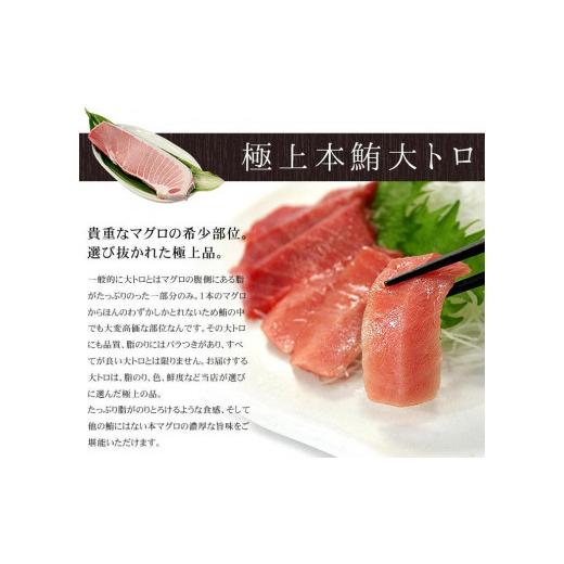 ふるさと納税 福島県 いわき市 本マグロ大トロ中トロセット350g　解凍レシピ付　1サクずつ真空包装