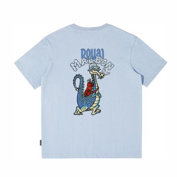 韓國高爾夫球服裝龍年限定GOLF夏季男女短袖T恤運動純棉訓練服