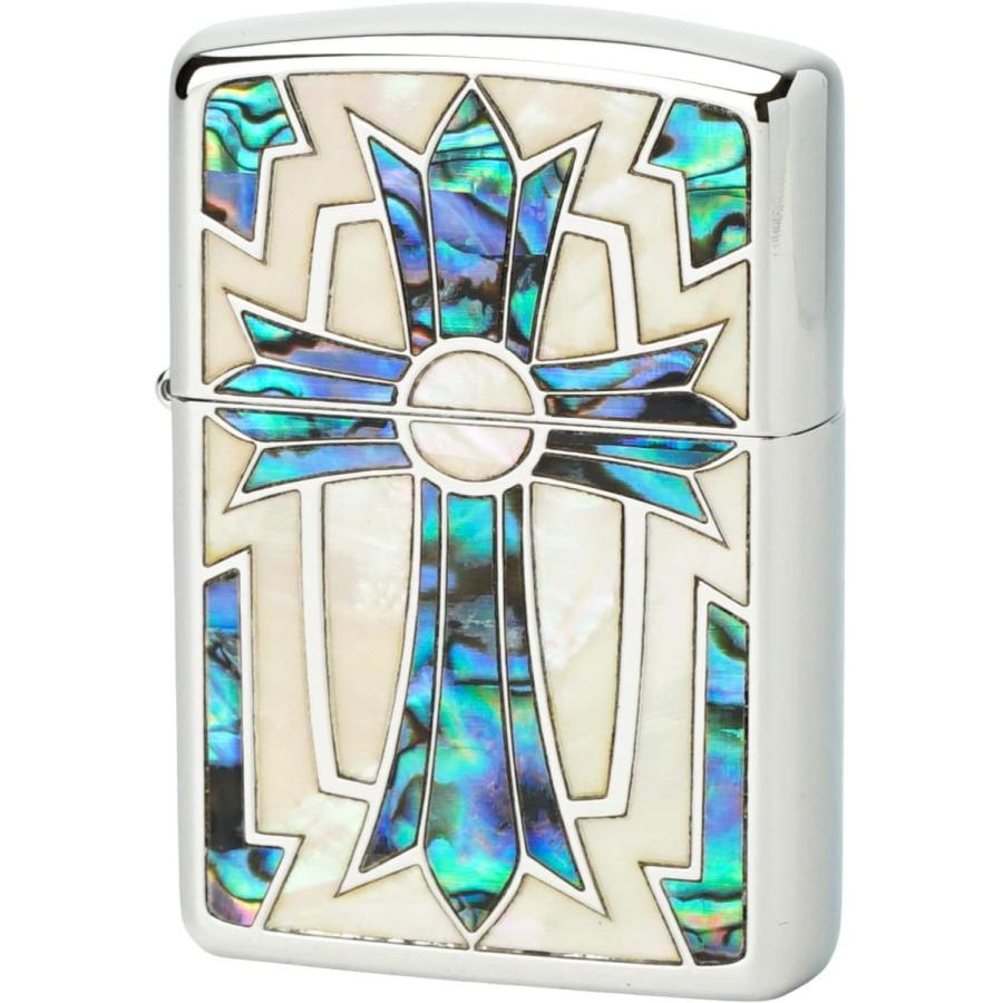 Zippo ジッポー ライター GRND-CRS アーマー 天然貝嵌め インレイド