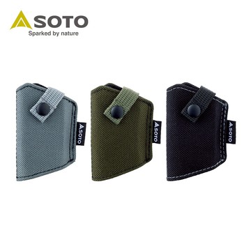 日本SOTO L型掌中點火器專用 CORDURA® 耐磨保護套 ST-4891(黑色/灰色/軍綠)