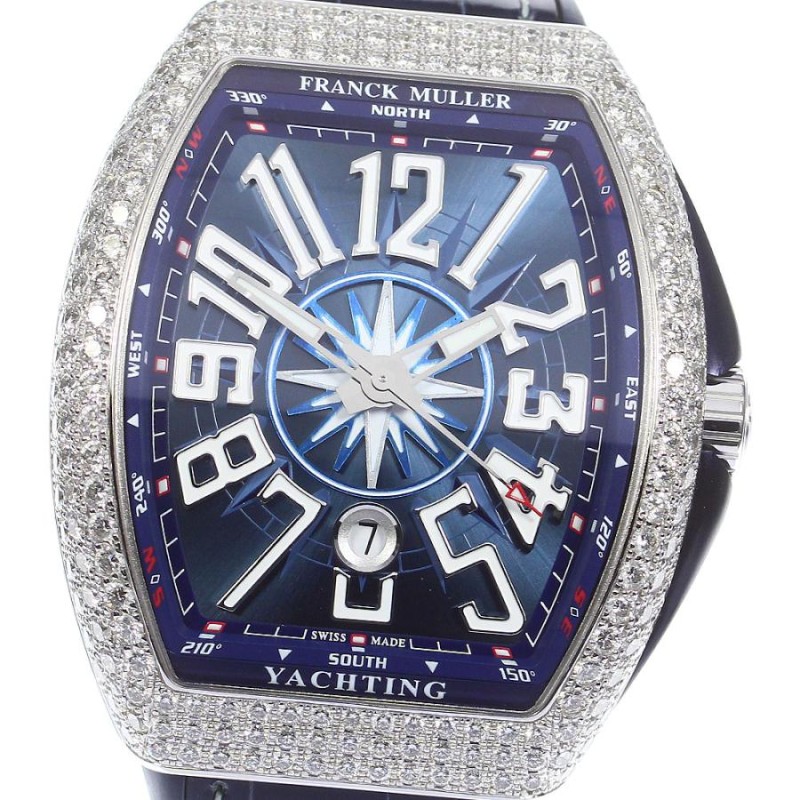 ☆美品 【FRANCK MULLER】フランクミュラー ヴァンガード ヨッティング パヴェダイヤ V45SCDTD 自動巻き  メンズ_722613【ev15】 | LINEブランドカタログ