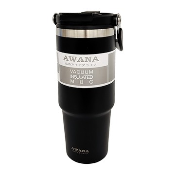 AWANA 達利手提保溫杯 AD-900  黑色  900ml  1個