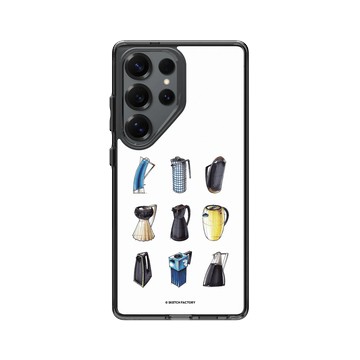 Galaxy S25 Ultra Clear 酷墨灰 - Sketch Factory - 熱水壺素描