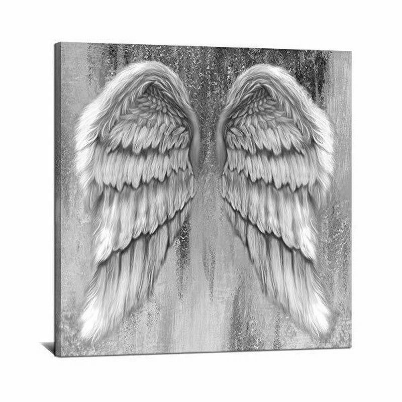 抽象画 白黒 キャンバス ウォールアート 天使の翼 絵画 寝室 リビングルーム 現代的 バスルーム 壁アート ピクチャーギフト 壁装飾 キャンバスプリ 通販 Lineポイント最大0 5 Get Lineショッピング