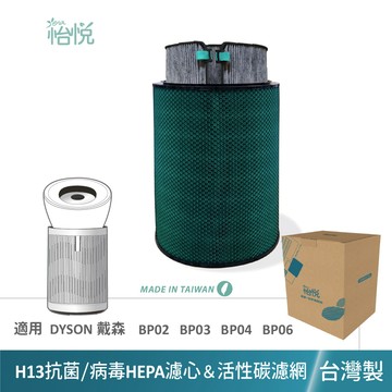 怡悅 適用 Dyson 戴森 BP02 BP03 BP04 BP06 甲醛 空氣清淨機 抗病毒 HEPA 活性碳 濾網