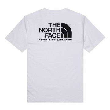 The North Face 印刷Logo圖案短袖T恤-白色