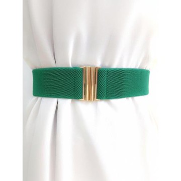 綠色腰帶羽絨服腰封配裙子松緊束腰彈力裙帶簡約百搭裝飾寬腰封