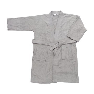 極夢工房 浴袍 簡約素色設計 實用耐穿  灰  1件