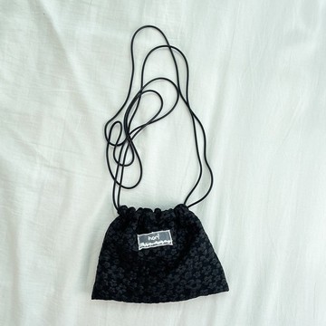 mini flora 包 (黑色)