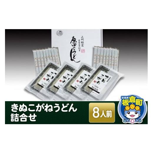 ふるさと納税 群馬県 板倉町 きぬこがねうどん詰合せ8人前