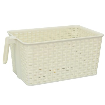 KEYWAY 《真心良品》藤蔓風握把式收納籃6.5L(6入)