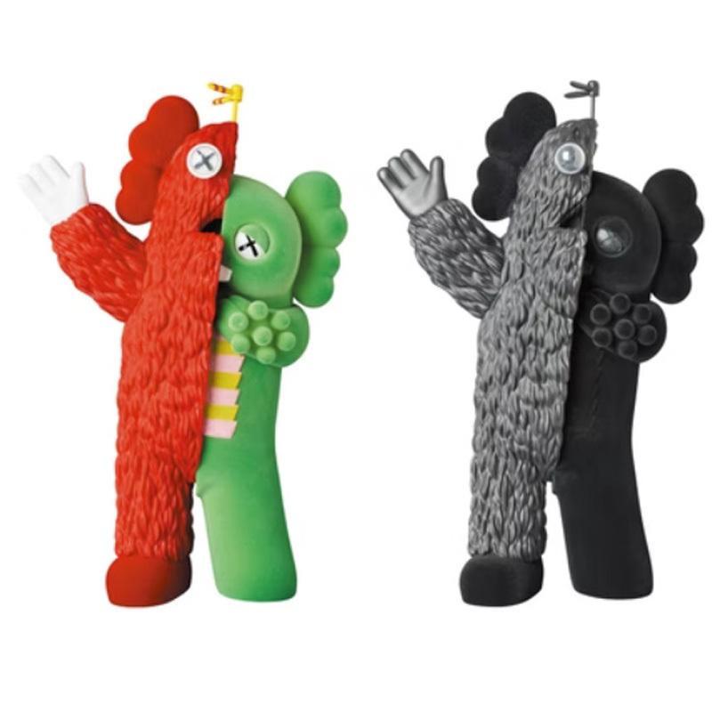 あすつく/２個１セット】KAWS KACHAMUKKU Vinyl Figure Original & Black colorway (Green/Red+Black) カウズ ガチャピン ムック カチャムック | LINEブランドカタログ