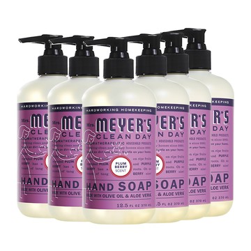 Mrs. Meyer's梅耶夫人 香氛洗手乳-莓果370ml x6入