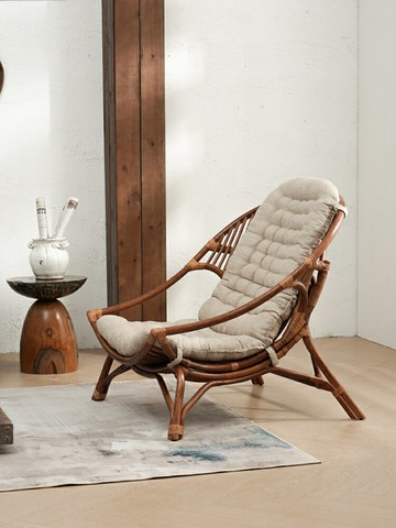 籐椅天然真藤藤編沙發椅大人搖椅老人躺椅陽台客廳家用懶人靠背椅 幸福驛站