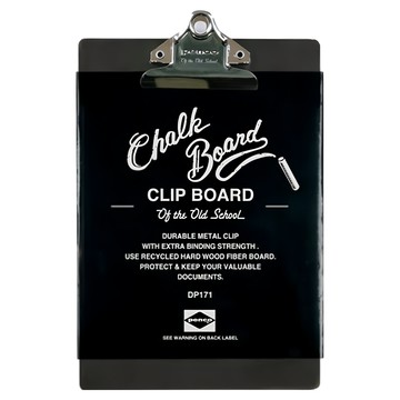 HIGHTIDE penco 黑板板夾 耐用金屬夾 再生硬木纖維板  黑色  1個