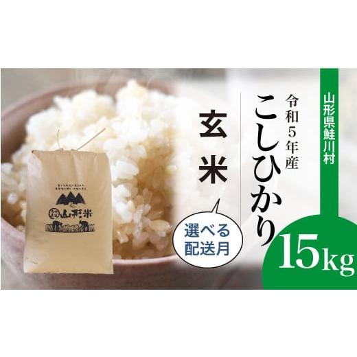 ふるさと納税 山形県 鮭川村 令和5年産　鮭川村　コシヒカリ15kg（15kg×1袋）