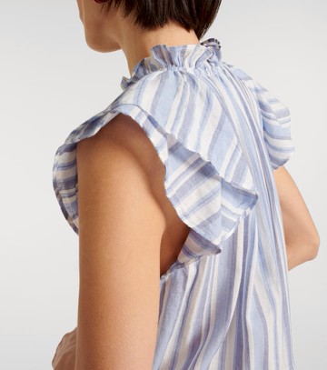 Veronica Beard Striped cotton minidress