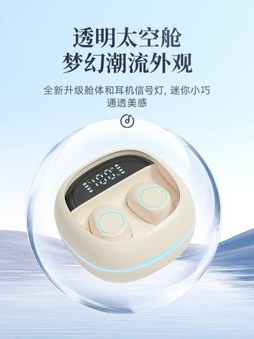 耳機2025新款入耳式降噪男女生超長續航蘋果vivo華為通用