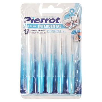 Pierrot 立可樂 牙間刷 藍色 - 適合牙縫較大者使用  1.4mm  5支  1組