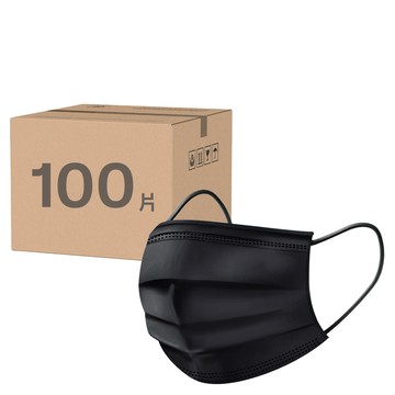 PROWORLDCUP 拋棄式特大口罩  黑色  100片  1個