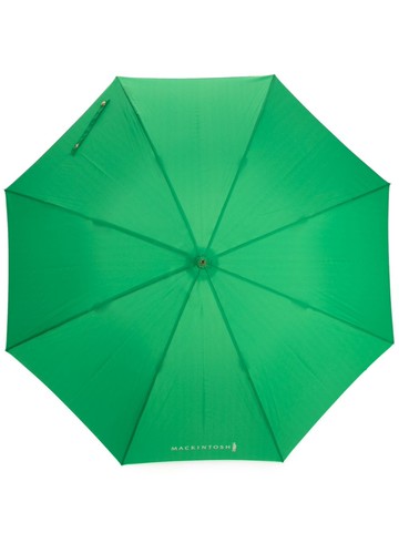 Mackintosh - Heriot Whangee-handle umbrella - women - Bamboo/Polyester - One Size - Green