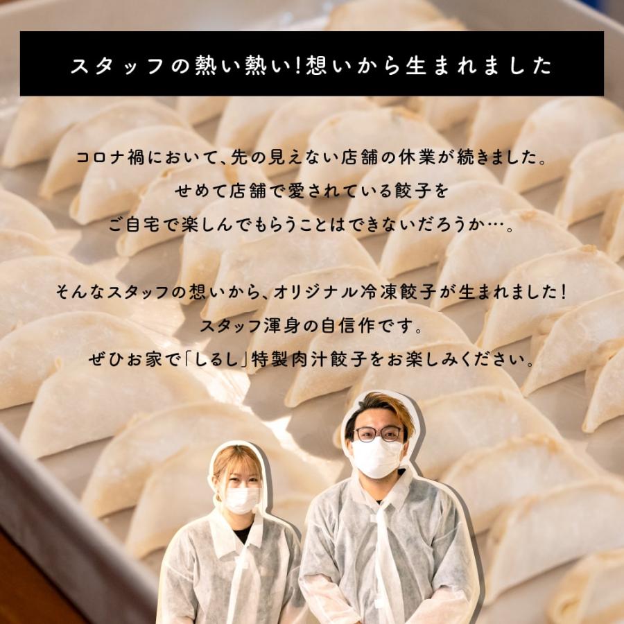  静岡の人気店「しるし」の肉汁餃子（翌日発送）送料無料 冷凍便 冷凍餃子 餃子 ぎょうざ グルメ 食品 惣菜