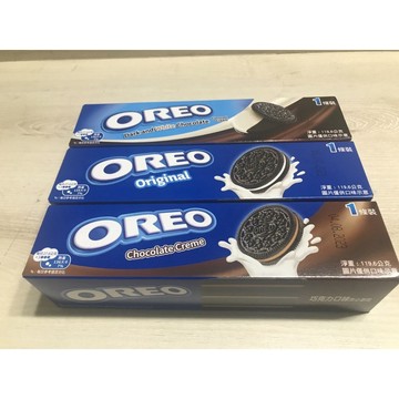 《省錢叔叔》Oreo 奧力奧夾心餅乾 巧克力口味 香草口味 黑白巧克力口味 任選1條34元