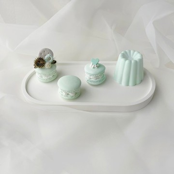 【馥郁可麗露】茉草嫩綠石膏擴香香氛可麗露香氛石香氛磚婚禮小物