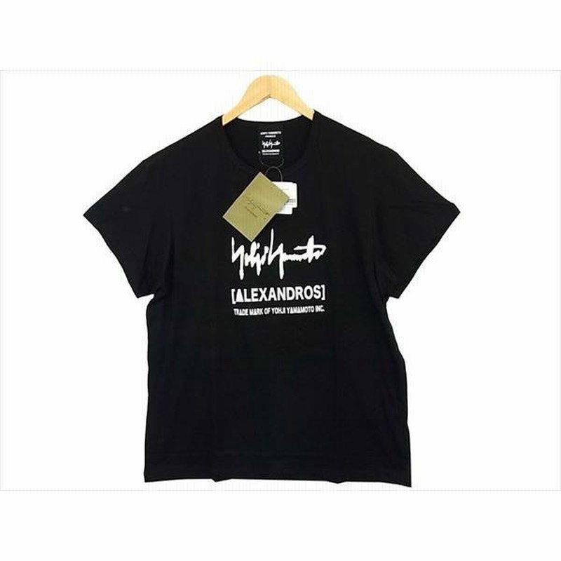 ヨウジヤマモト × ALEXANDROS アレキサンドロス HK-T96-089-2A プリント 17AW Tシャツ ブラック系 3 Yohji  Yamamoto 【新古品】【未使用】【中古】 | LINEブランドカタログ