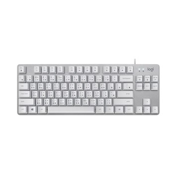 Logitech 羅技 K835 TKL 有線鍵盤 - 白