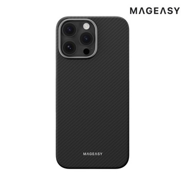 MAGEASY Apple 蘋果 iPhone 16 Pro Max 6.9吋 Kev M 軍工航太纖維手機保護殼(600D) 手機殼 保護套 磁吸殼 支援 MagSafe【愛瘋潮】