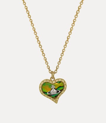 Vivienne Westwood Petra Pendant Necklace -Gold-platinum-peridot-mop-jonquil-crystal -Gold-platinum-peridot-mop-jonquil-crystal Women