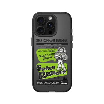 iPhone 16 Pro Clear (相機按鈕) 酷墨灰 - 迪士尼-玩具總動員 Toy Story - 巴斯光年-美式風格