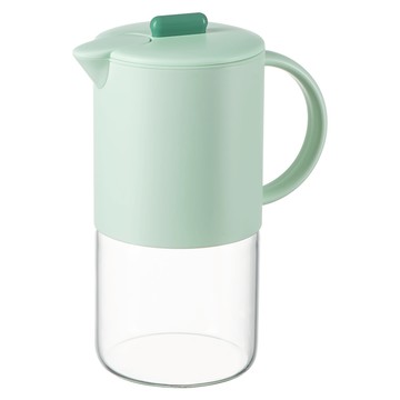 PINMOO 品沐 澄夏玻璃冷水壺  1個  1500ml  綠色