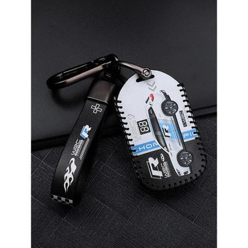 奇瑞艾瑞澤5鑰匙套冰淇淋瑞虎3 3x 5x 7艾瑞澤GX 5 PLUS真皮包扣