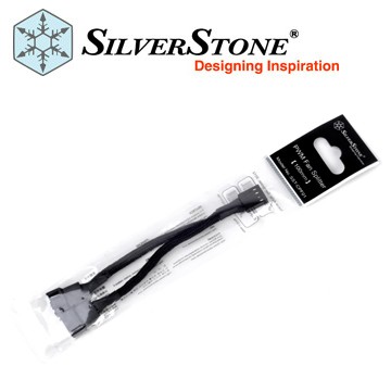 銀欣 PWM風扇電源擴充線(一對二)