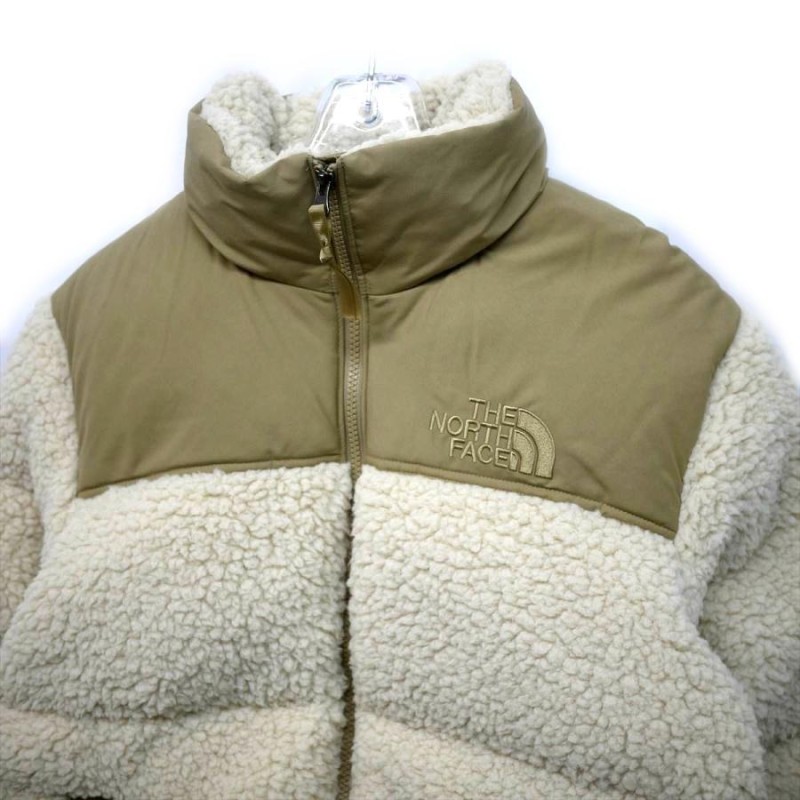 USモデル ザ・ノースフェイス ユニセックス シェルパ ヌプシ ダウンジャケット(ベージュ系) ボア THE NORTH FACE UNISEX Sherpa  Nuptse Jacket 日本未発売 | LINEブランドカタログ