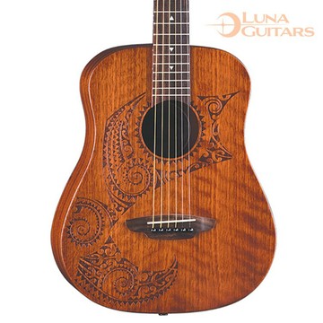 LUNA TATTOO 刺青 36吋 全桃花心木 旅行吉他 民謠吉他 木吉他 兒童吉他 吉他