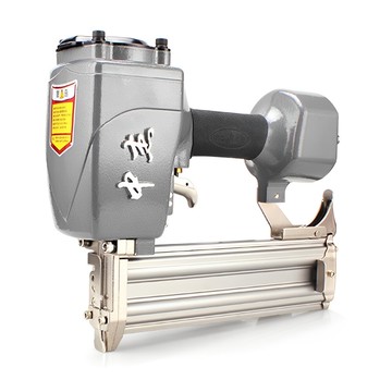 do403中杰氣動釘槍 st64g 不卡釘 槍嘴帶保險開關 氣動 t型 直排 釘槍 氣泵 射釘槍