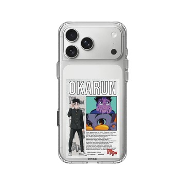 iPhone 17 Pro Max Clear Case（相機按鈕） 透明 - DanDaDan 膽大黨 - 角色系列-厄卡倫