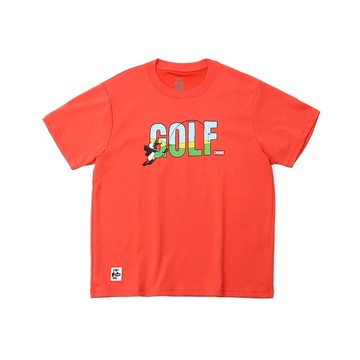 CHUMS 女 Golf Club T-Shirt短袖上衣 紅椒粉_CH112195R115